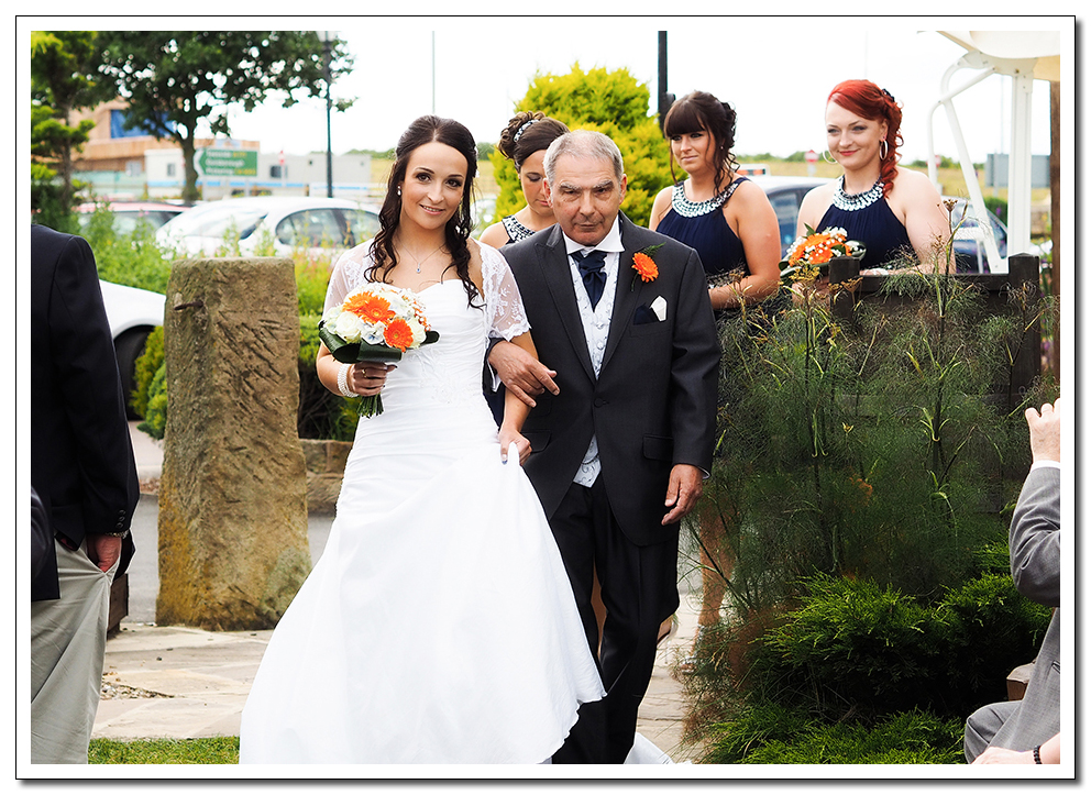 a country wedding in whitby at the stables