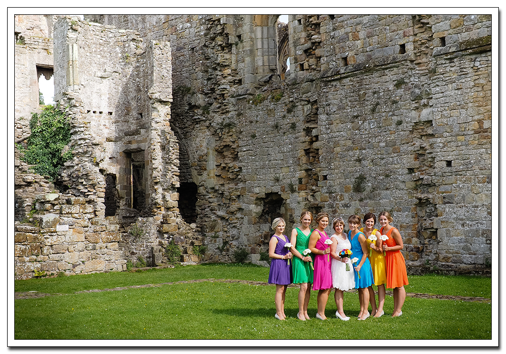 wedding photography at Easby Abbey