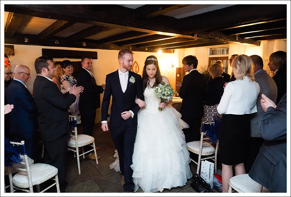 wedding ceremony at the stables, whitby