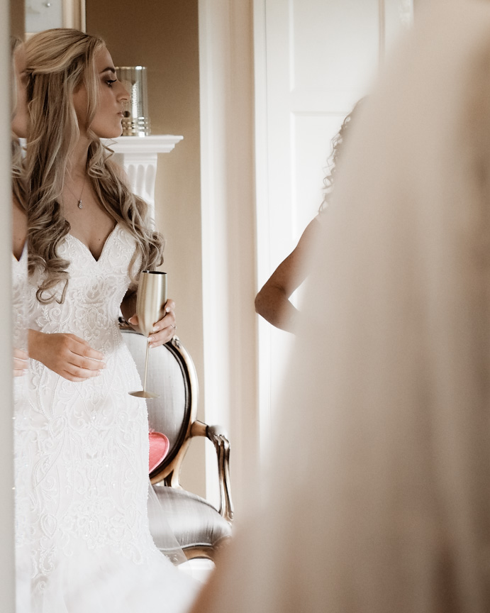 colshaw hall wedding and the bridal prpeparation