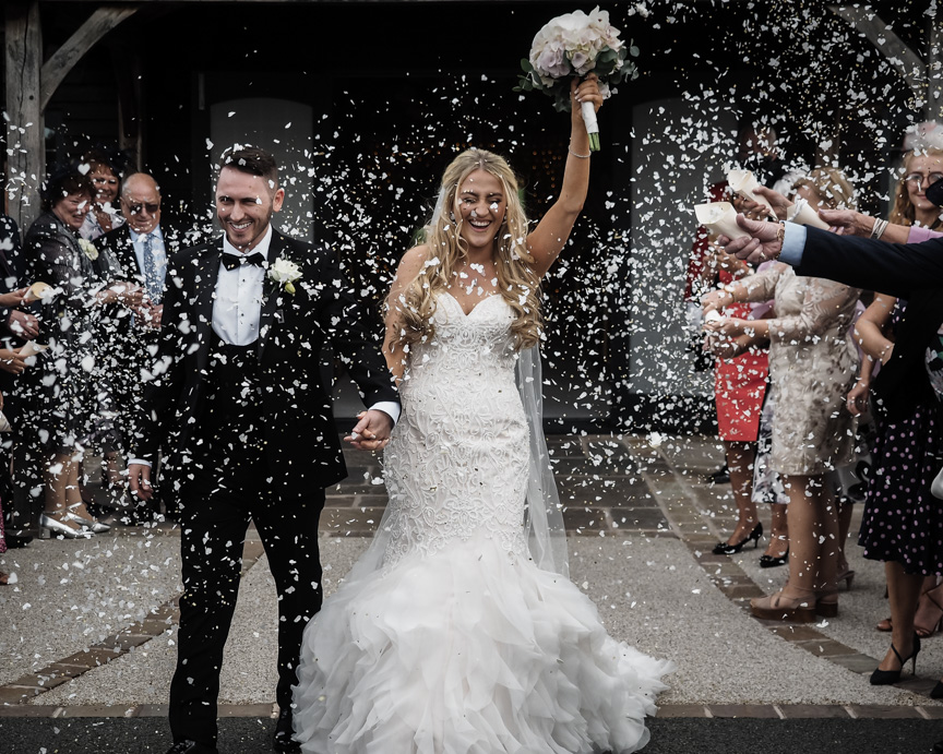 married at colshaw hall wedding and the confetti shot